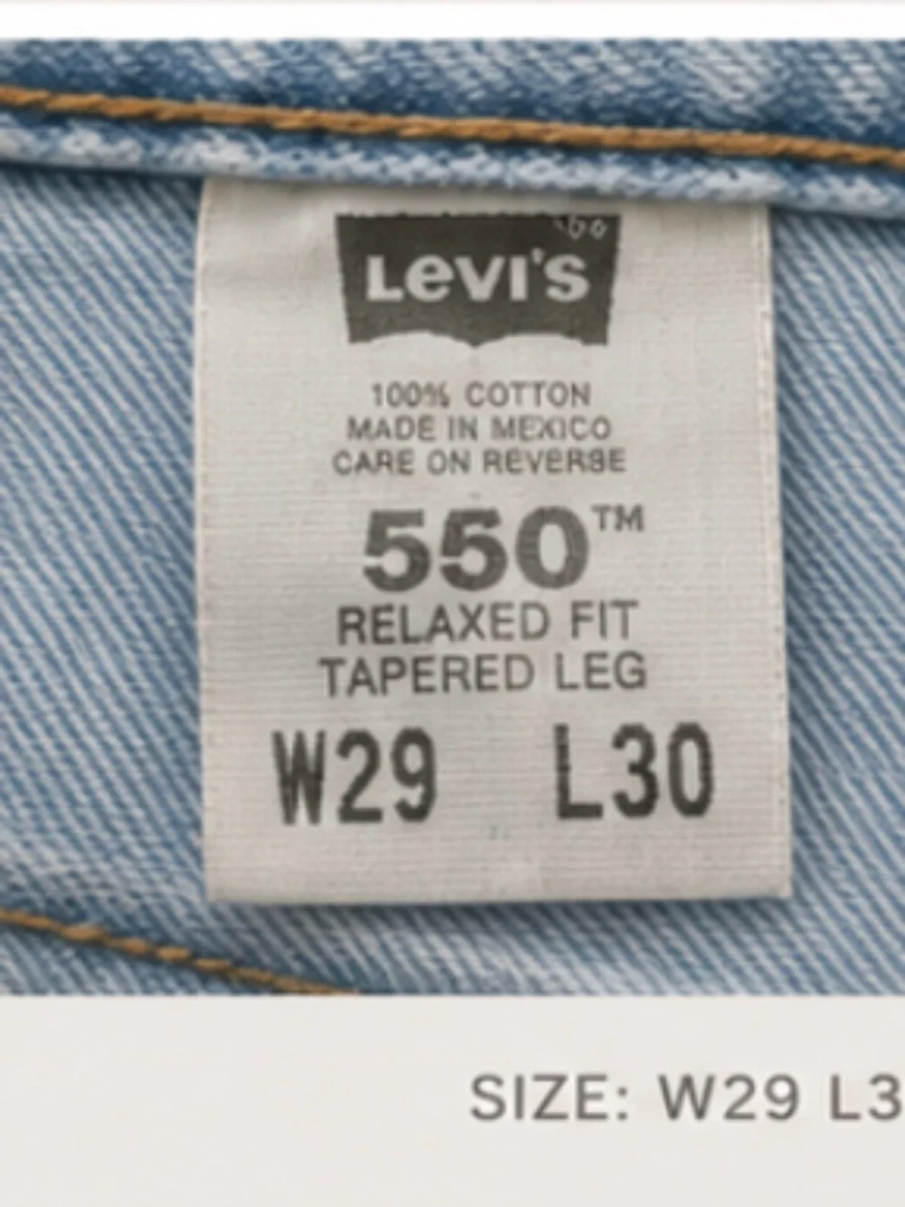 Levi's 550 29 x 30 /VINTAGE